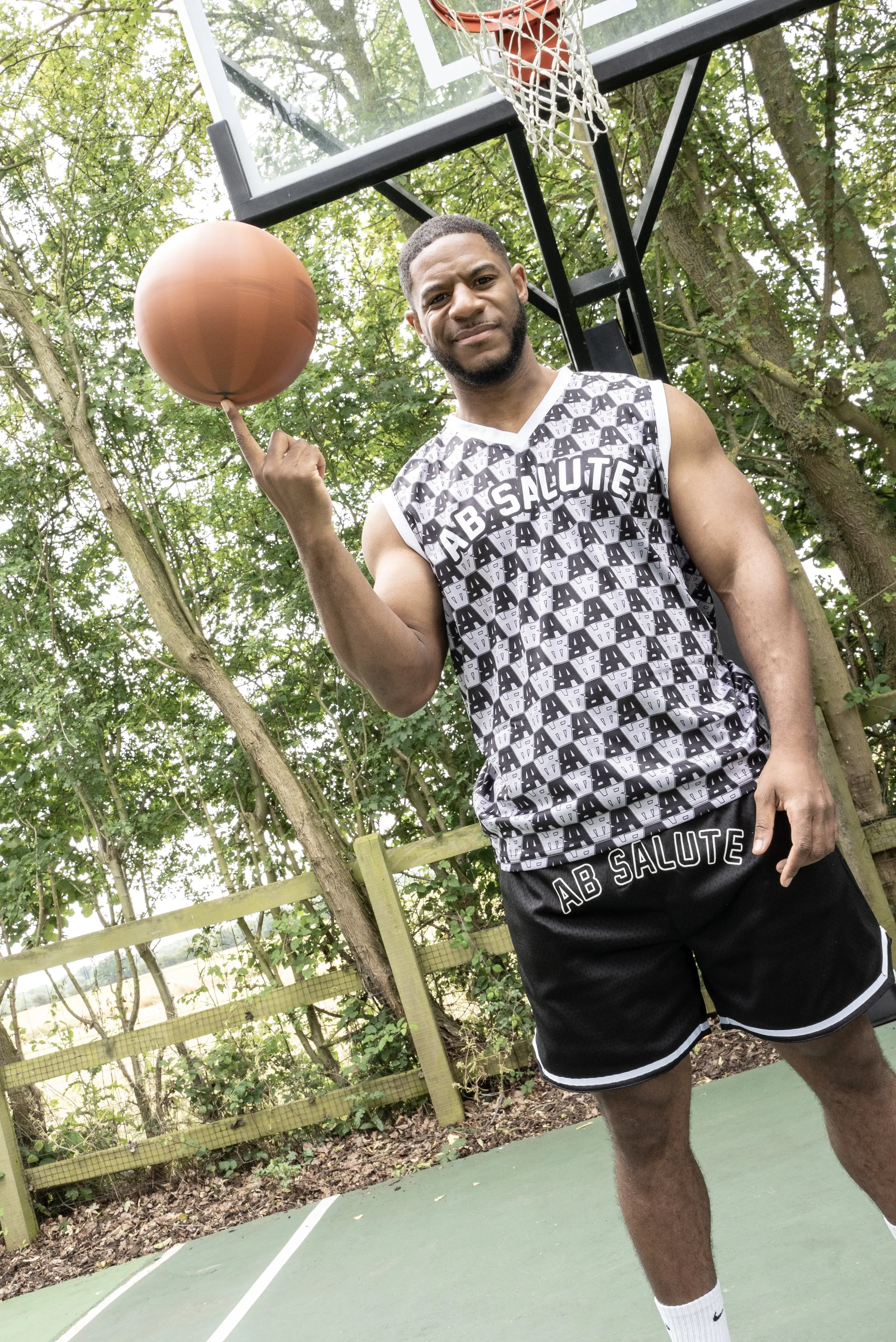 AB Basketball Vest - Black/Grey