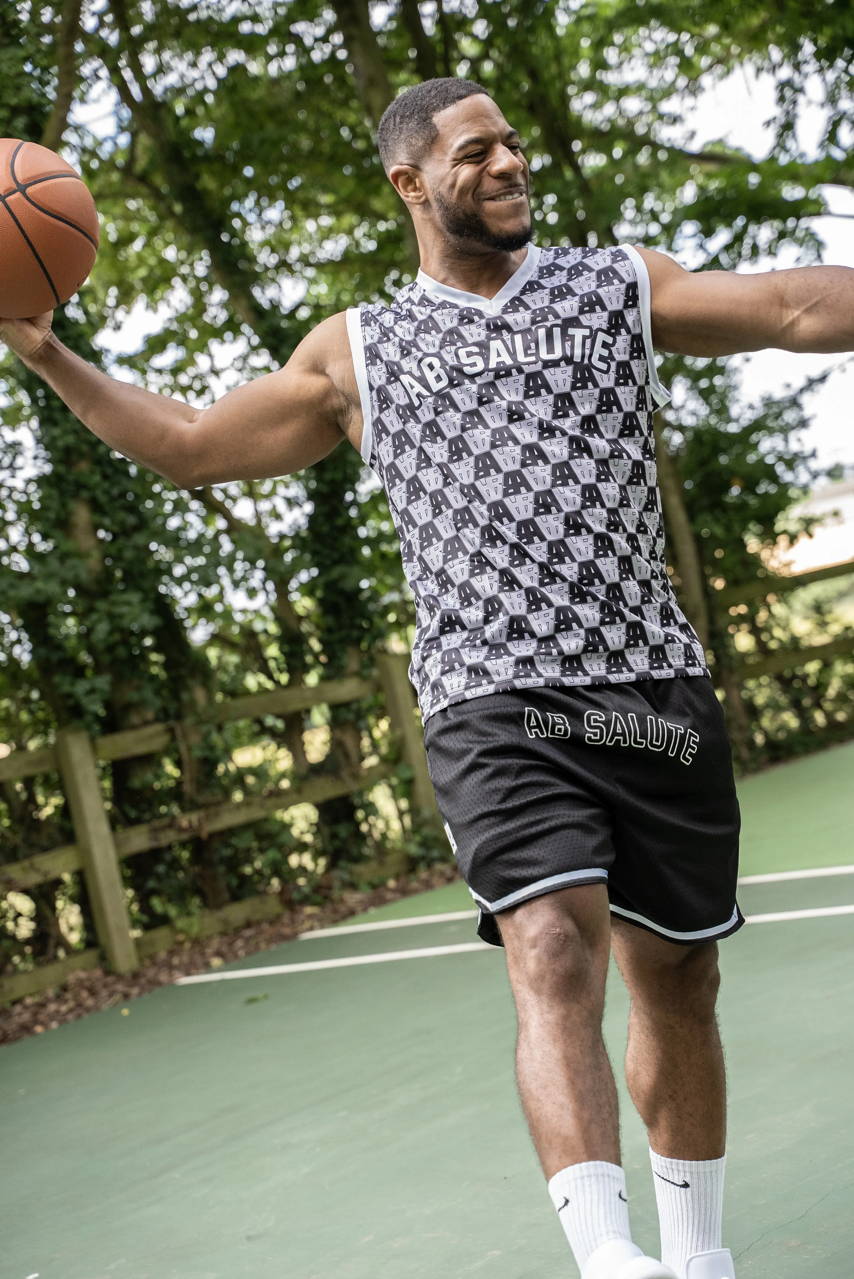 AB Basketball Vest - Black/Grey