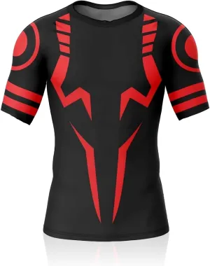 Anime Compression Shirts for Men - Gym Tshirt Wear Athletic Basketball Running Undershirt Workout Gear Top Shirt