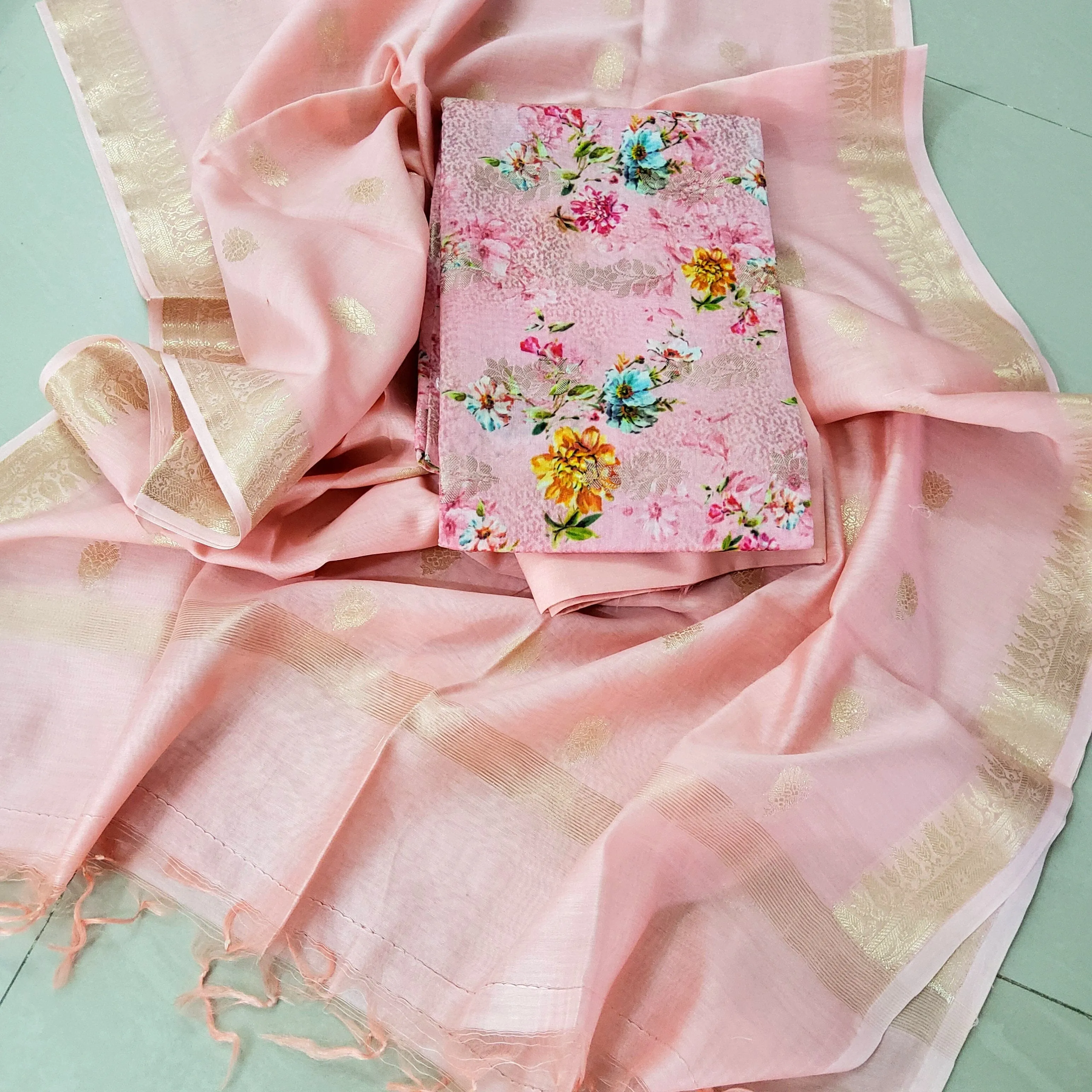 Banarasi Silk Dress Material