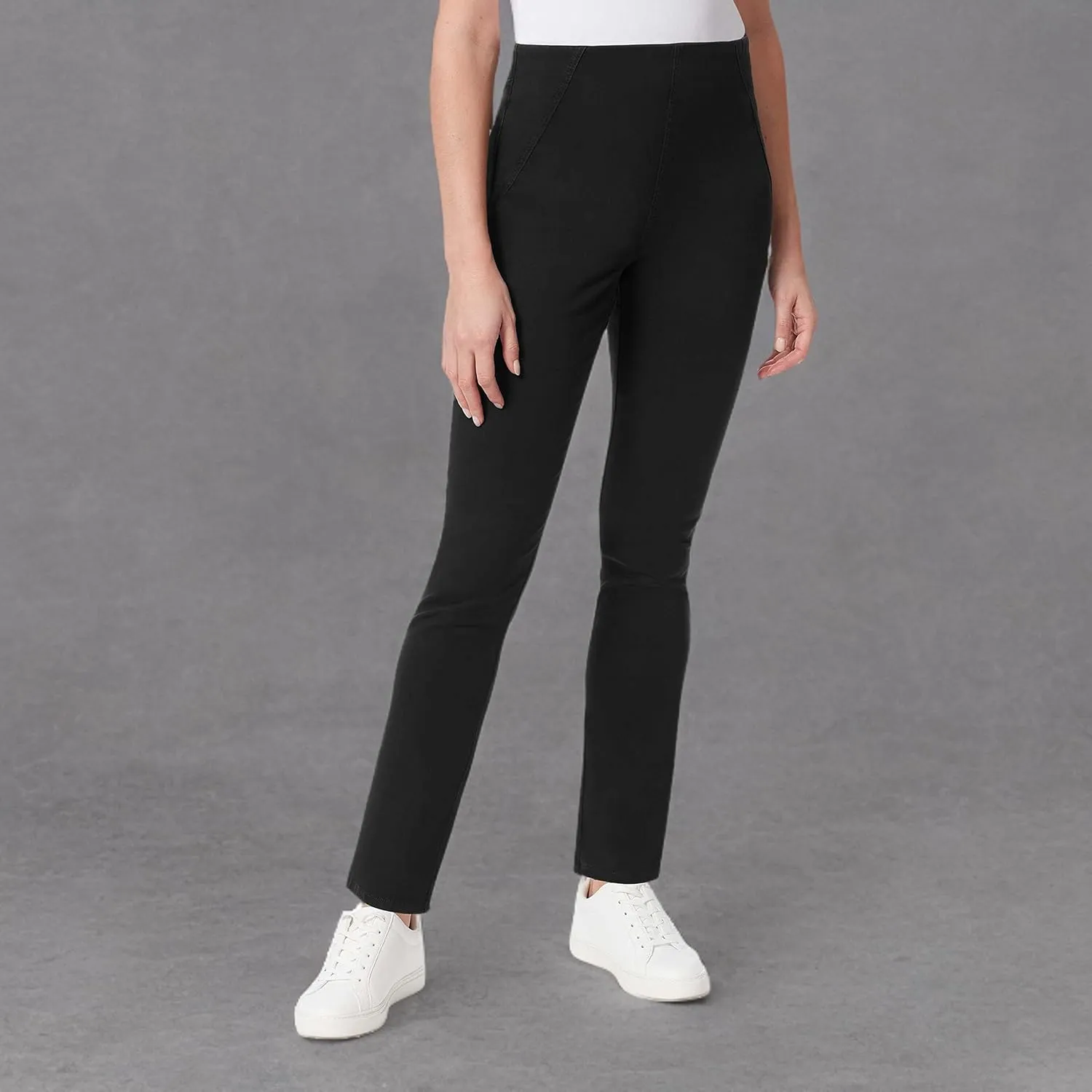 Bandolino Women's Tessa Tummy Control Pull on Slim Straight Jean