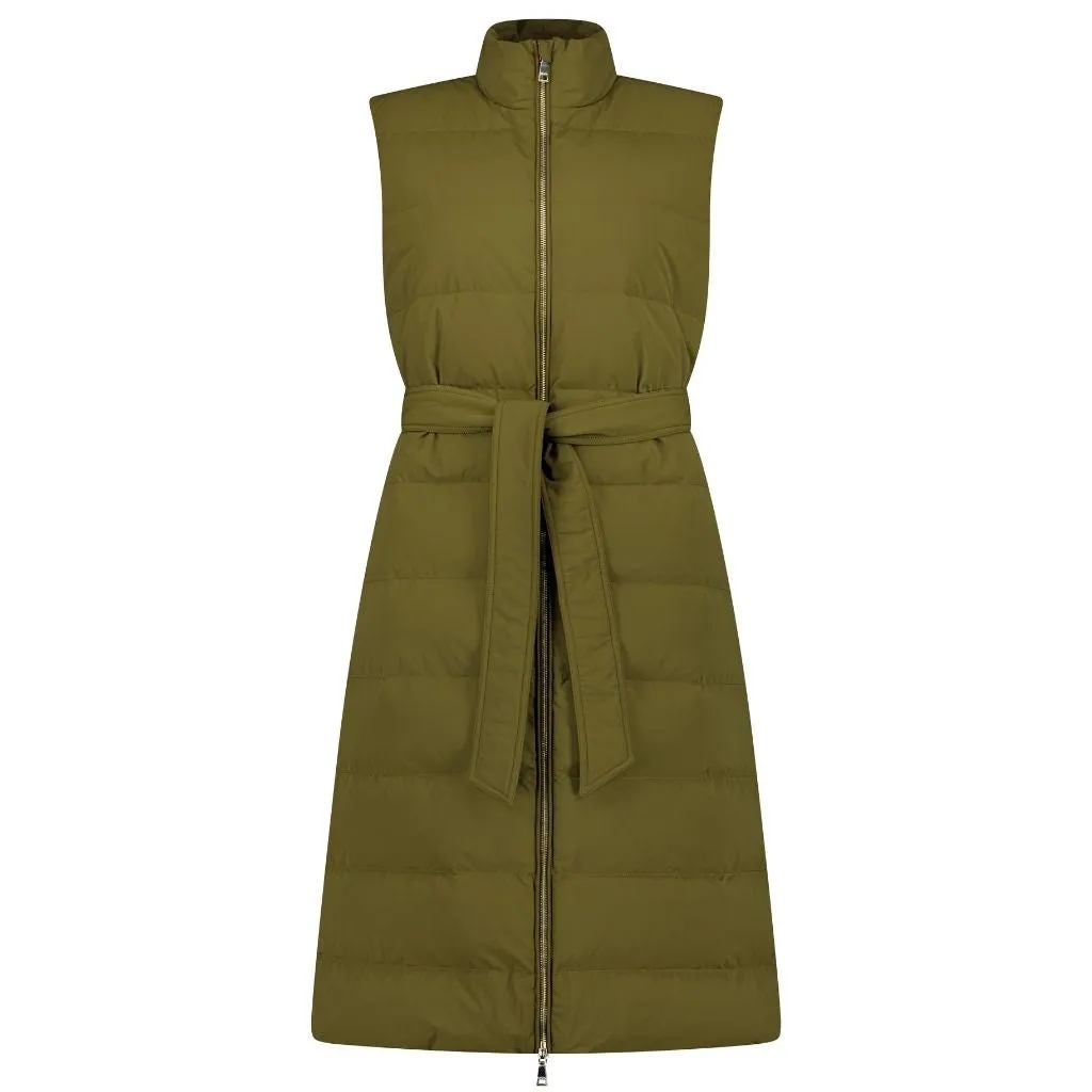 Bella Women's 90/10 Down Maxi Vest - Loden