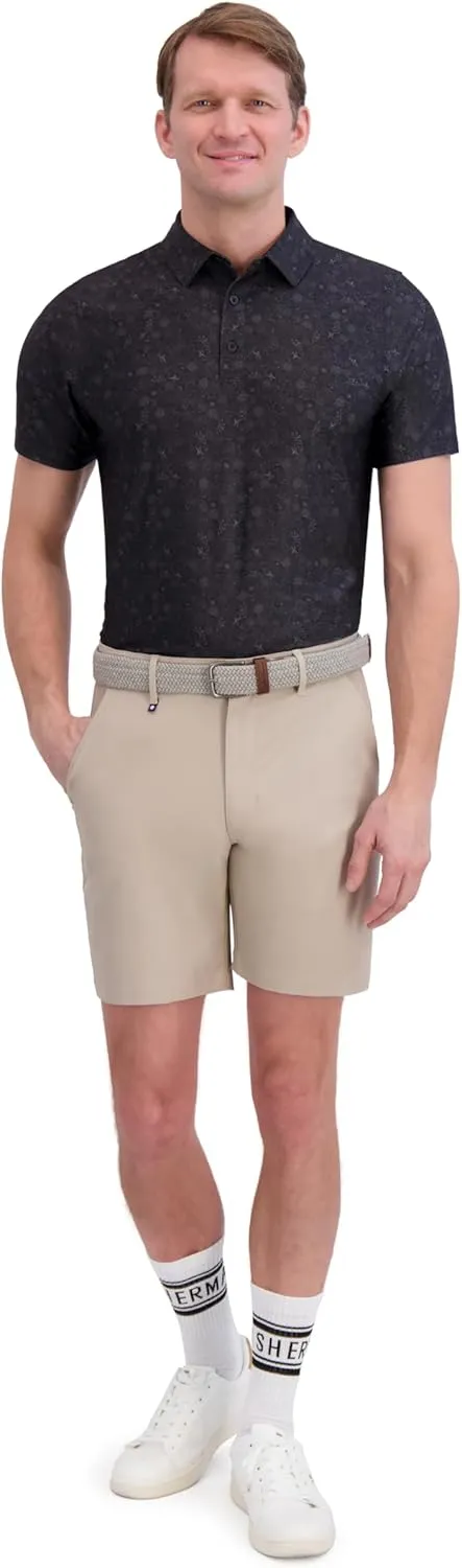Ben Sherman Men's Performance Stetch Golf Shirts Extra Soft Fabric, Moisture-Wicking, Odor Resistant