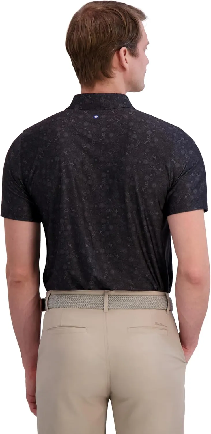 Ben Sherman Men's Performance Stetch Golf Shirts Extra Soft Fabric, Moisture-Wicking, Odor Resistant