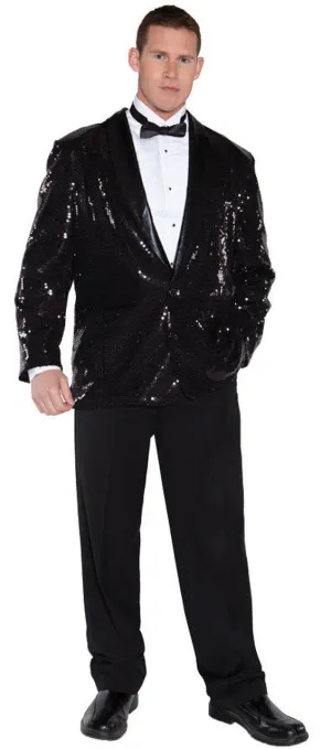 Black Sequin Jacket (Men)