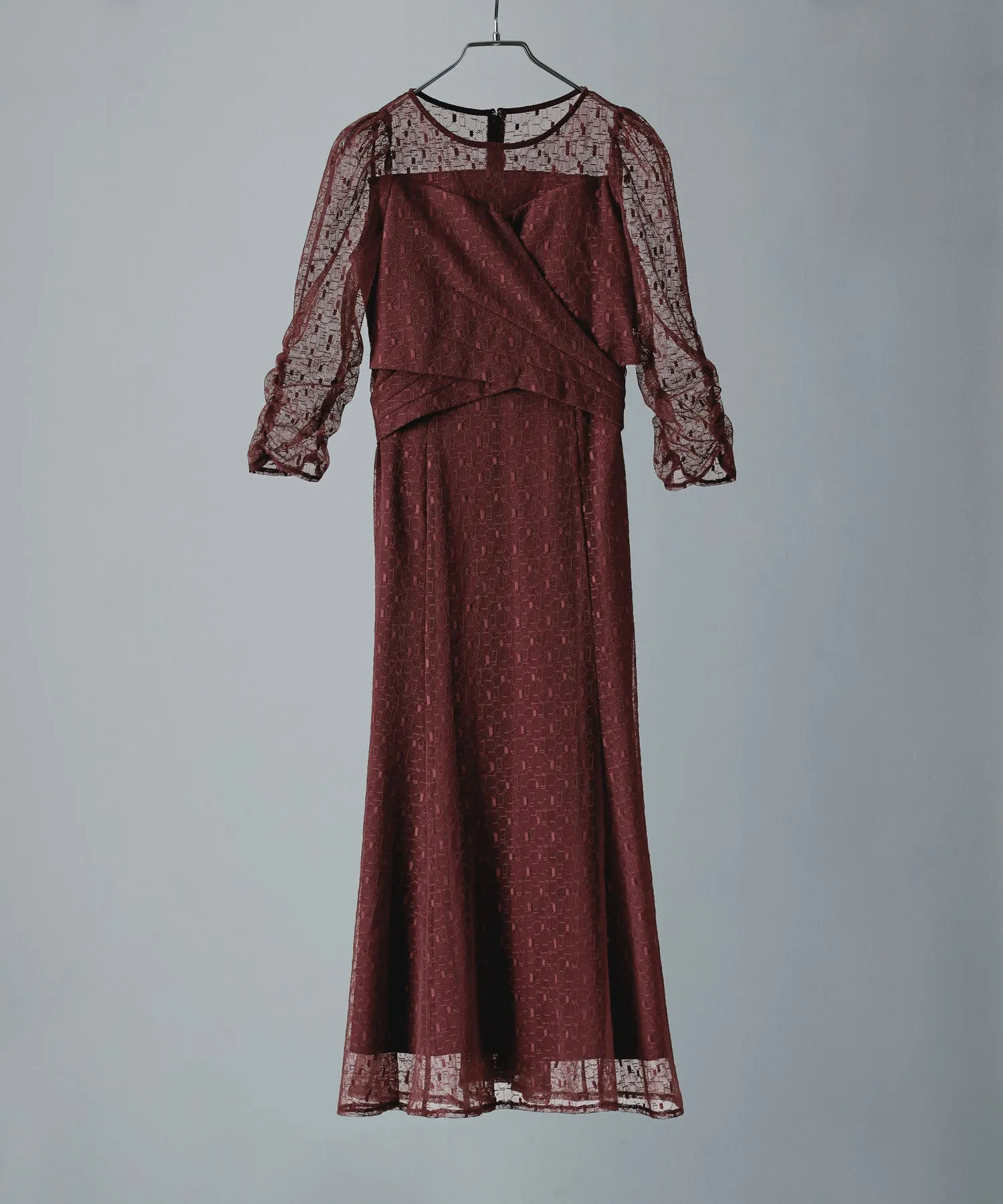 Cache-coeur design flare dress