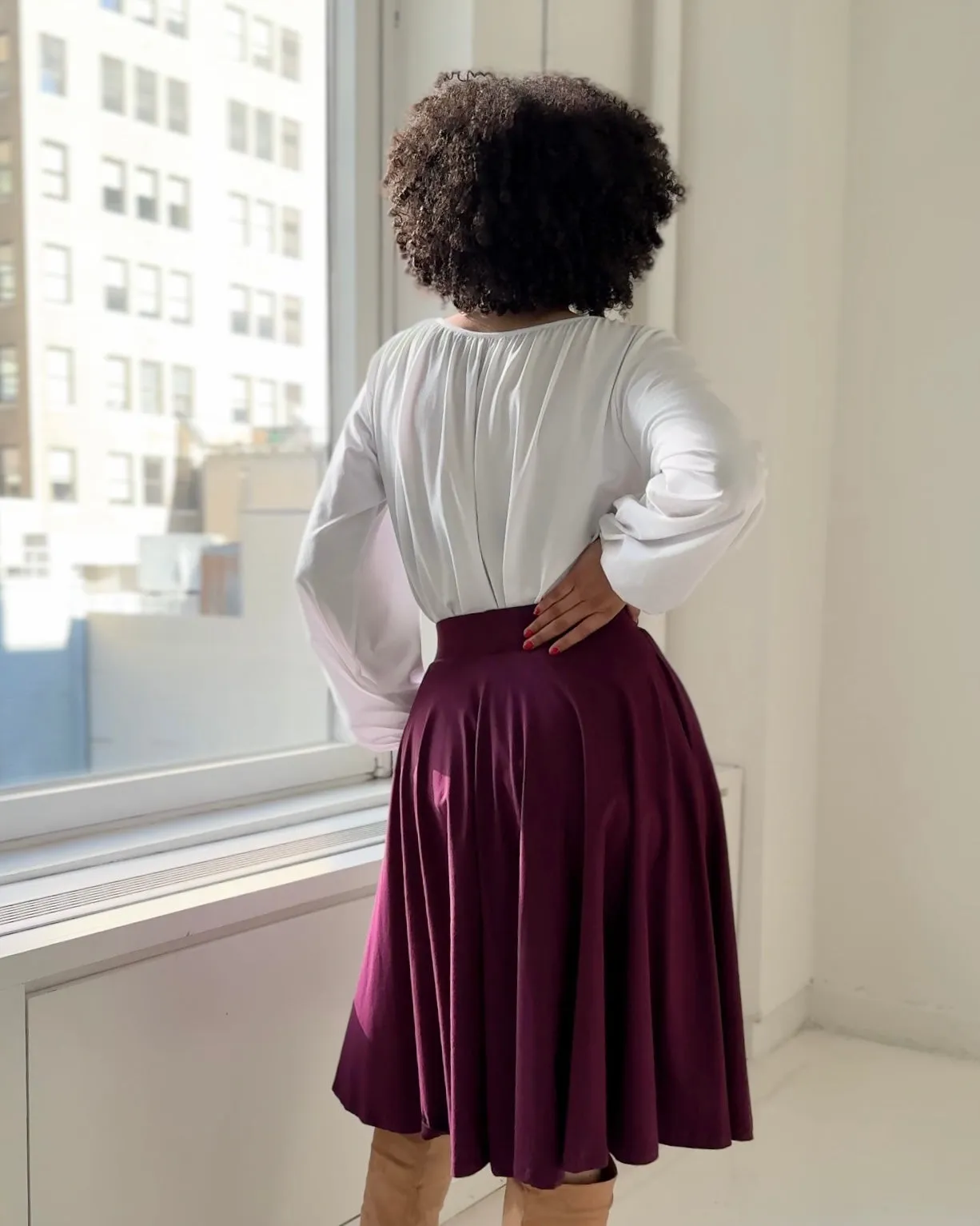 CIELA skirt in Eggplant
