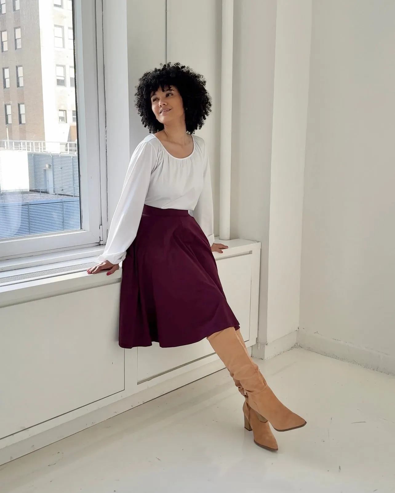 CIELA skirt in Eggplant