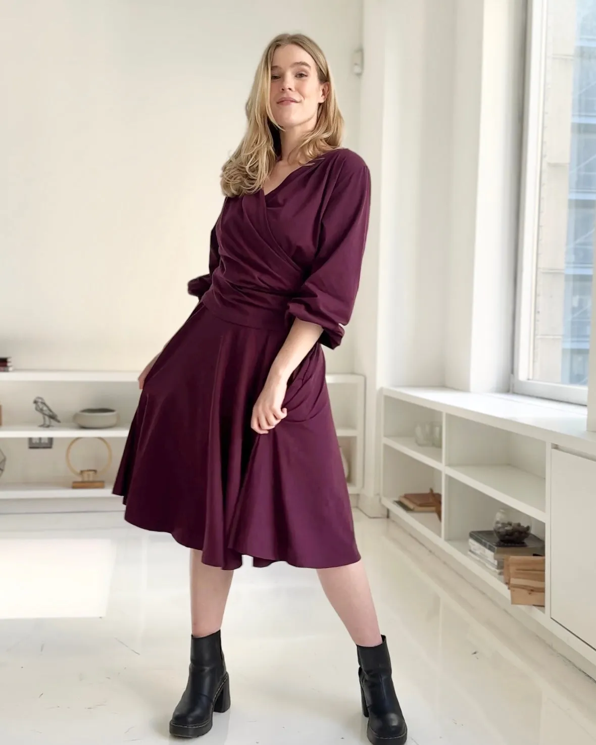 CIELA skirt in Eggplant