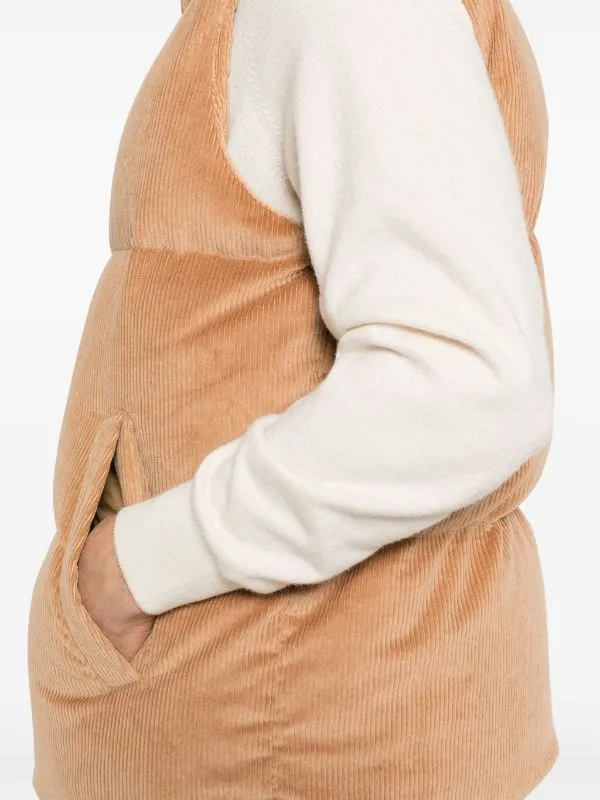 corduroy gilet