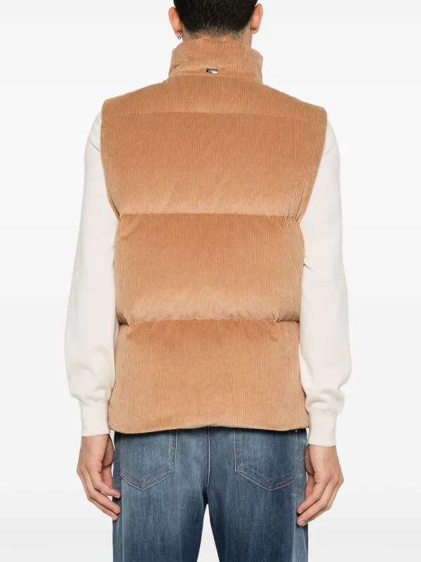 corduroy gilet