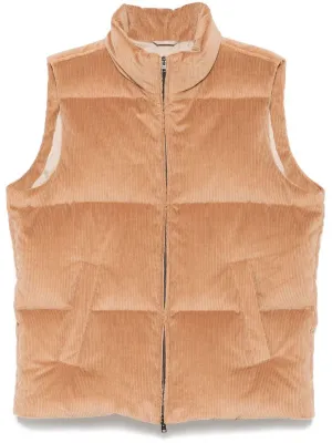 corduroy gilet