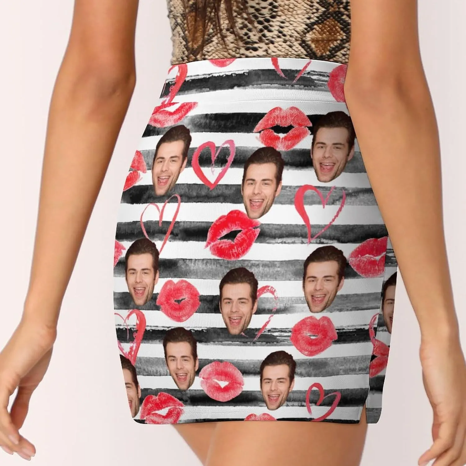 Custom Athletic Tennis Skorts Valentine's Day Gift for Girlfriend Wife Personalized Golf Active Skirt with Pocket