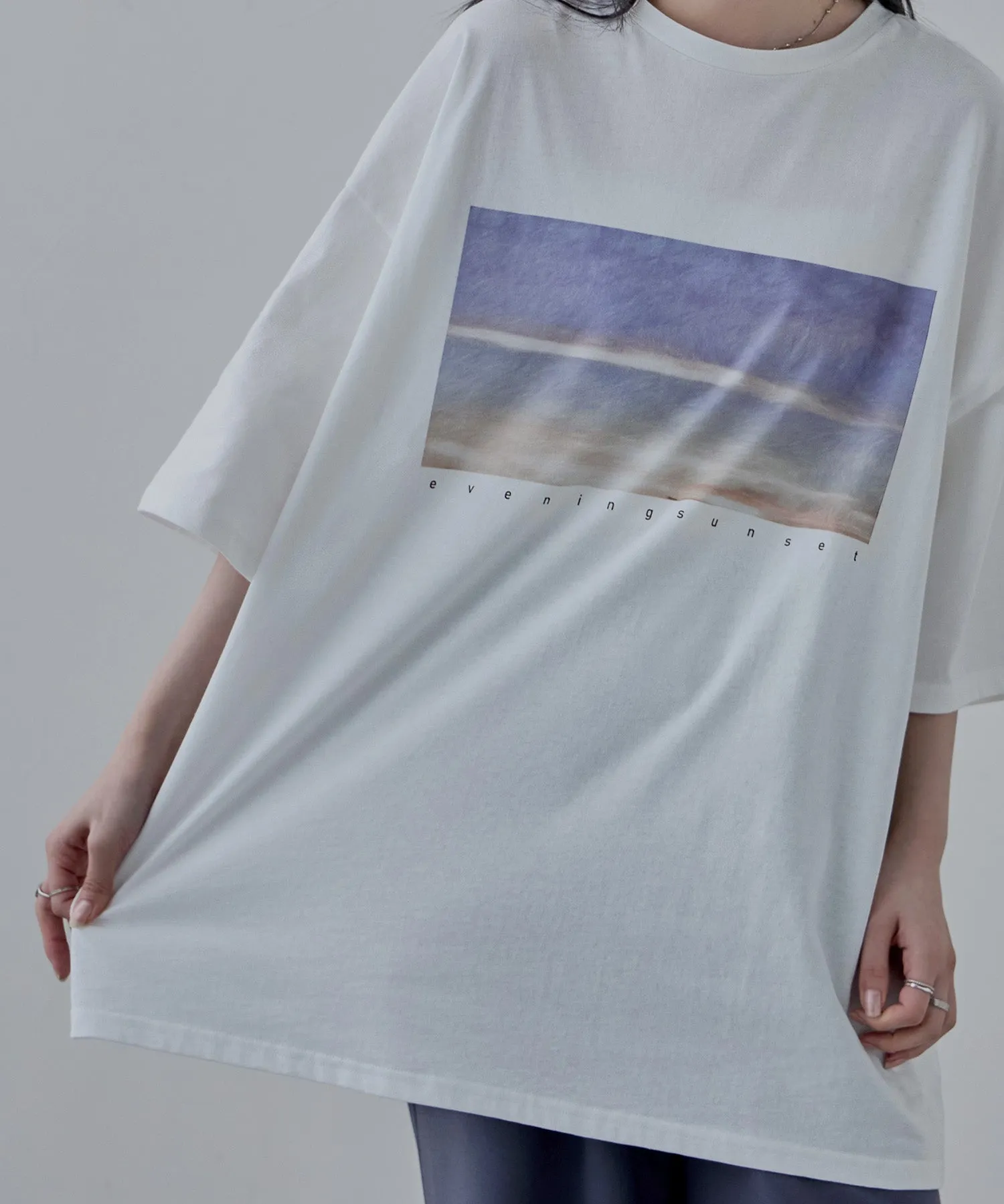 Design print big silhouette Tee