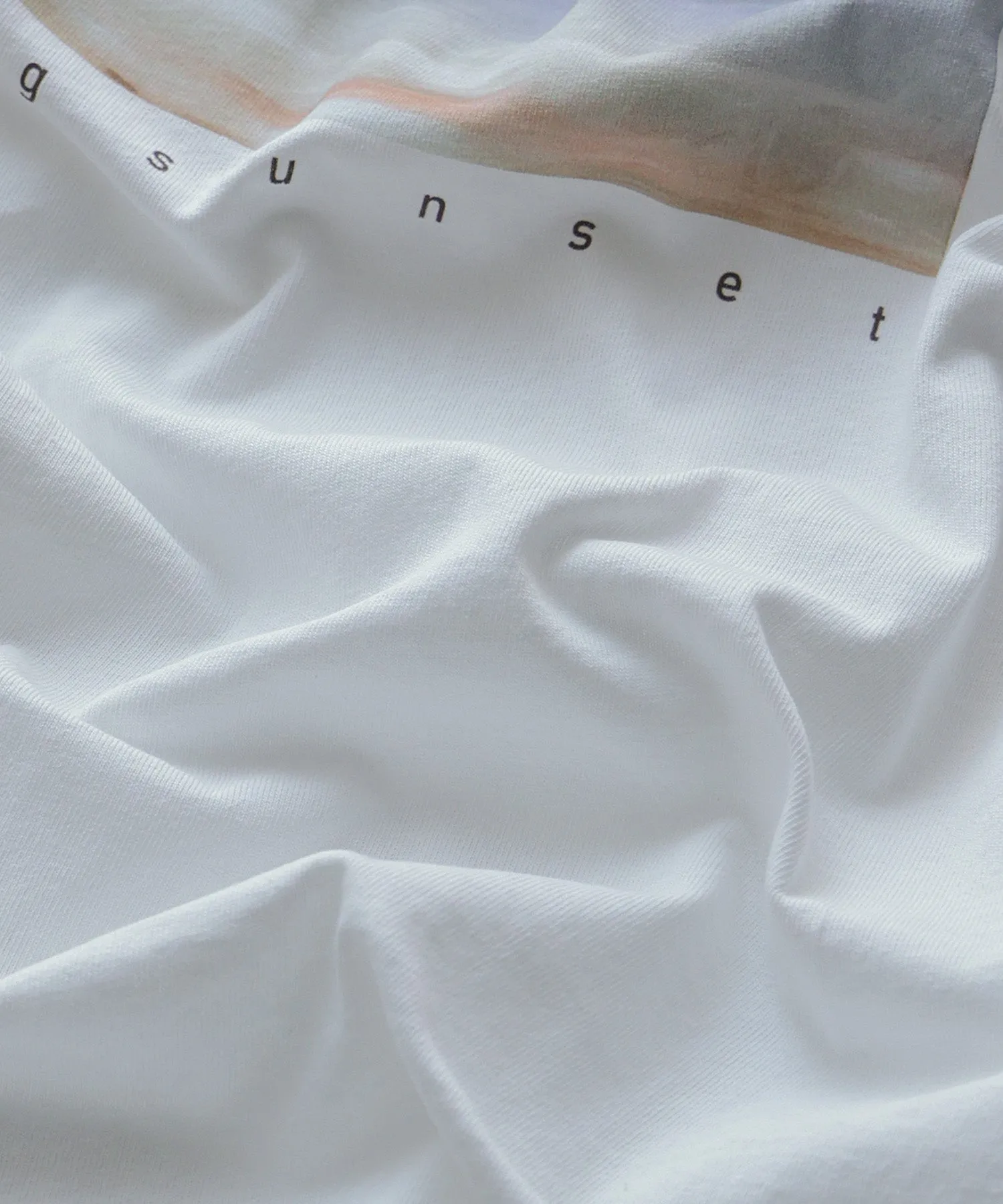 Design print big silhouette Tee