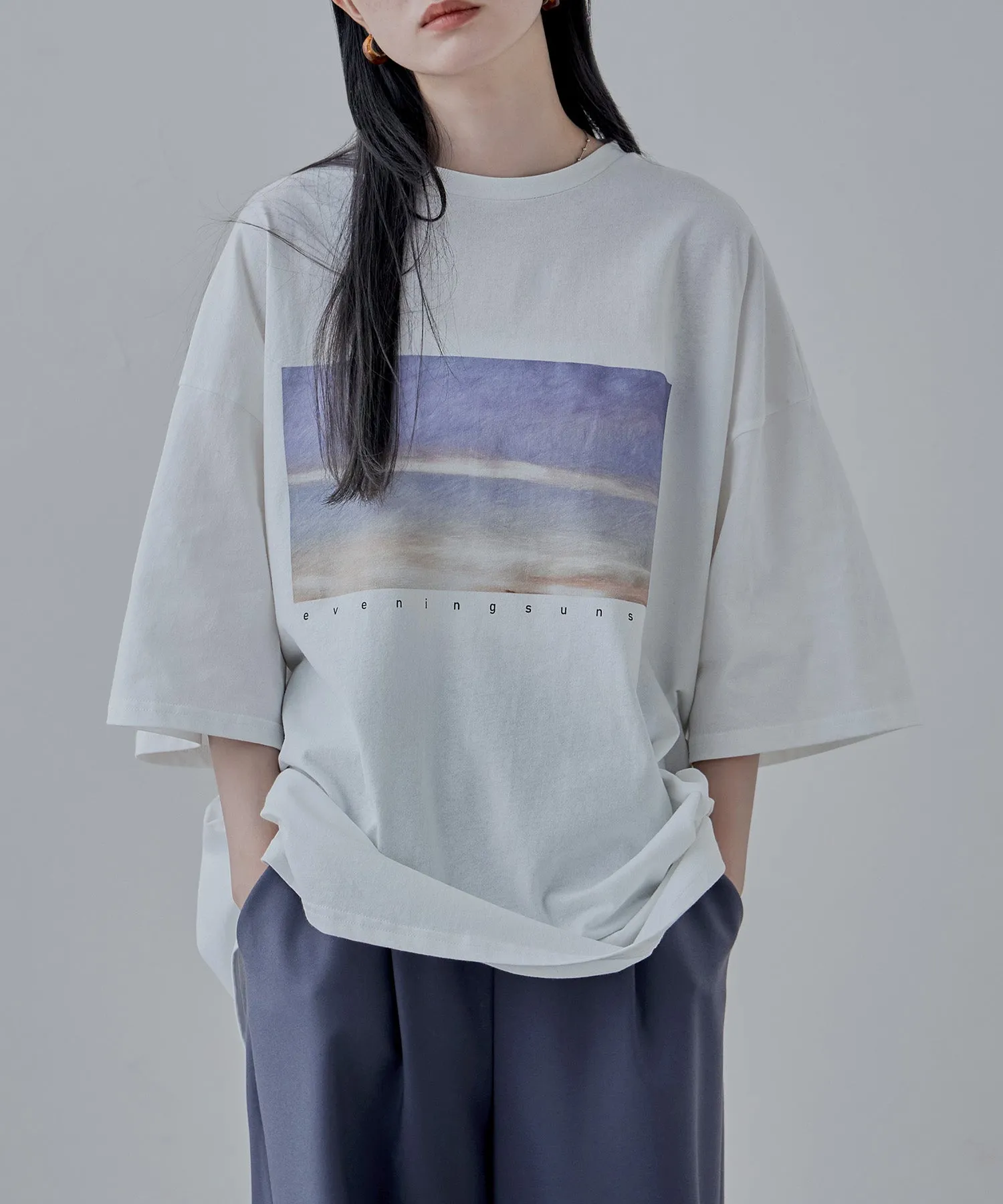 Design print big silhouette Tee