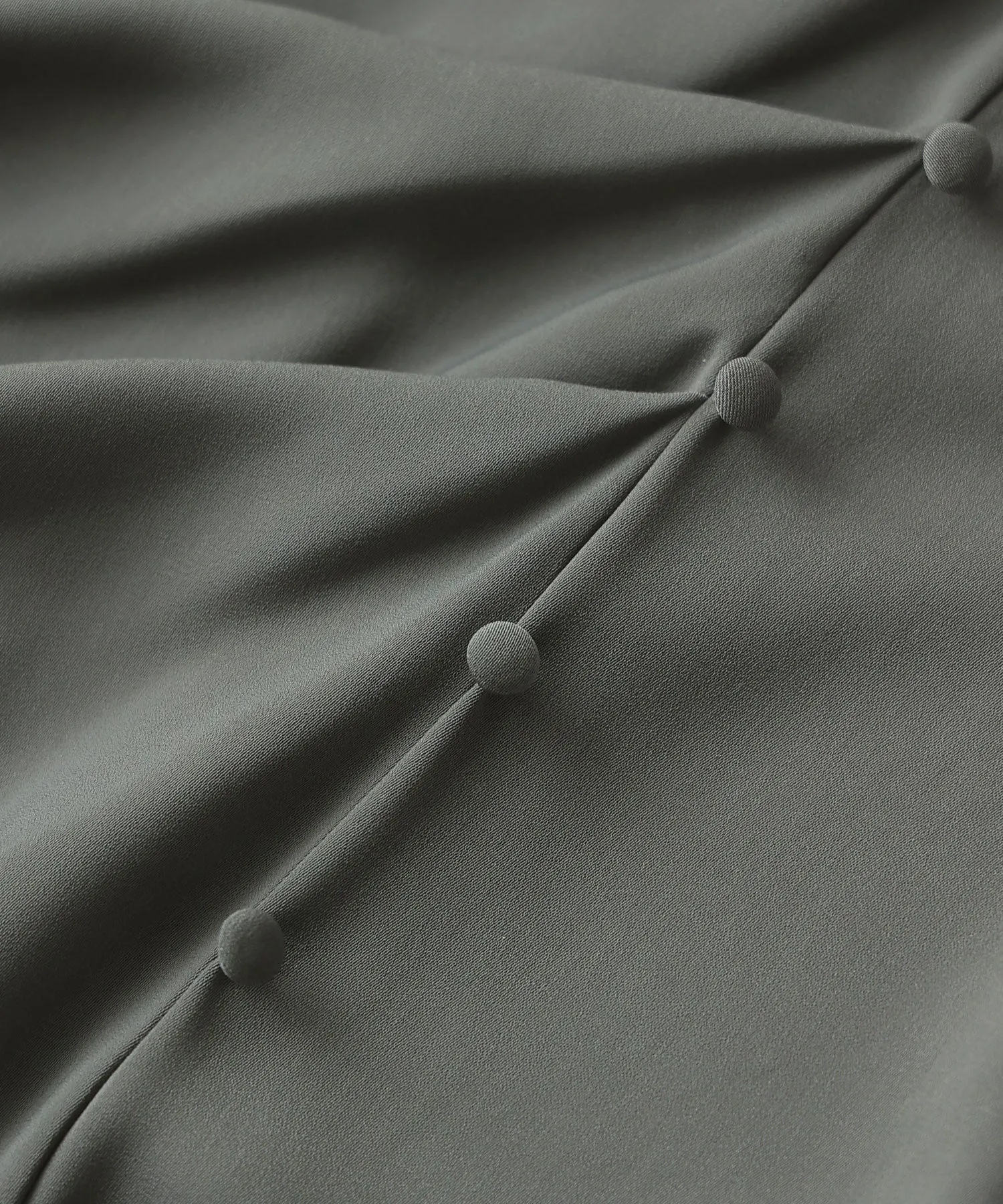 Drape design I-line dress