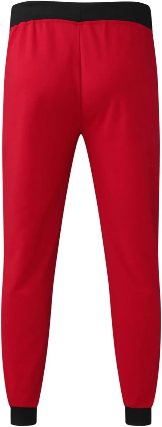 DuDubaby Golf Pants Men's Running Trousers Multi-Pocket Small Feet Slim Tooling Casual Trousers Mens Slim Fit Pants