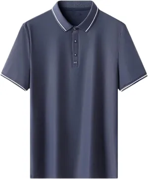 Dvbfufv Men's Polos Shirt Men's Tactical Quick Dry Shirts Men's Sports Jogging Golf T- Shirt
