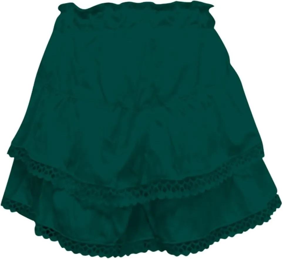 Flowy Shorts for Women Ruffle Skorts Mini Skirts High Waisted Teen Gilrs Tennis Skort Summer Chiffon Boho Skirts