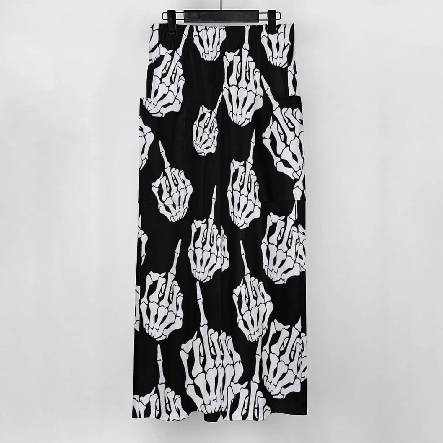 Fuck Off Women's Casual Pants Yoga Loose Wide Legs Trousers with Pockets High Waist