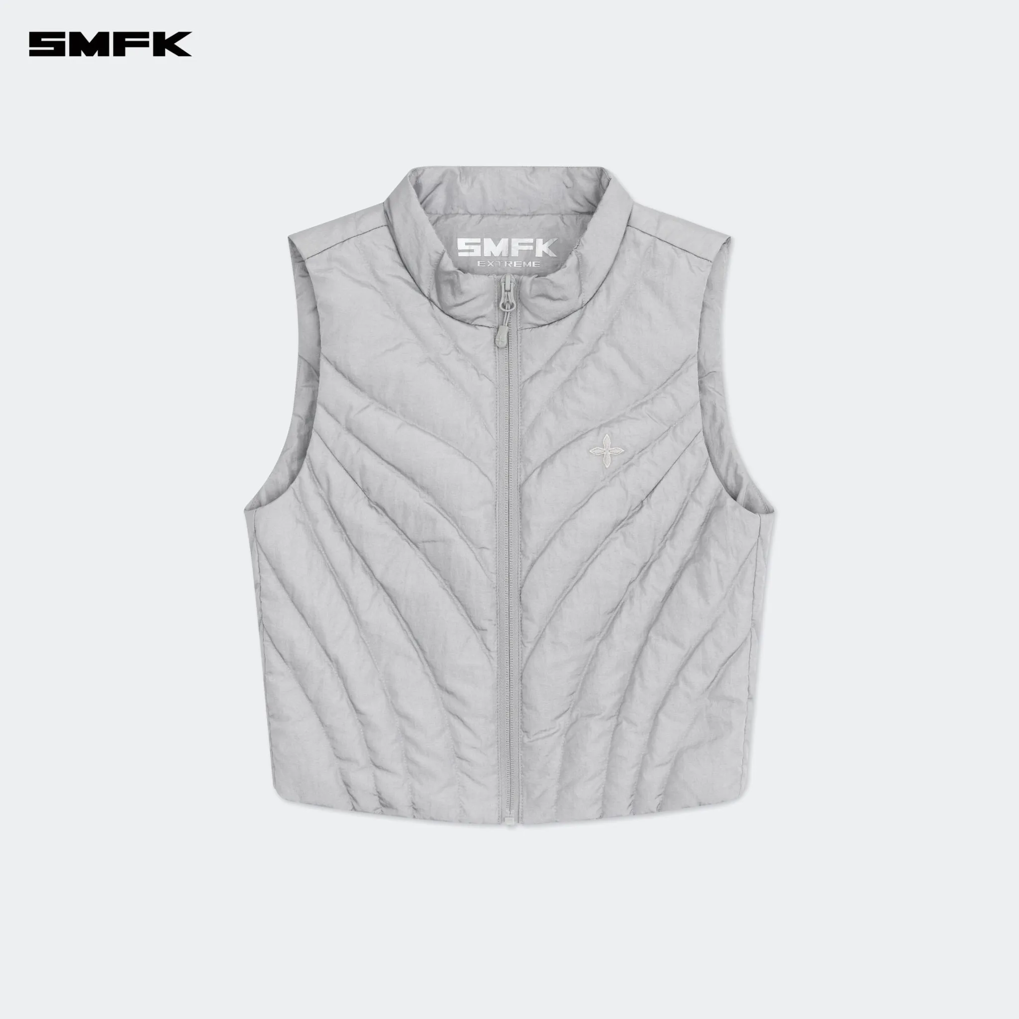 Future Storm Puff Vest Jacket Gray