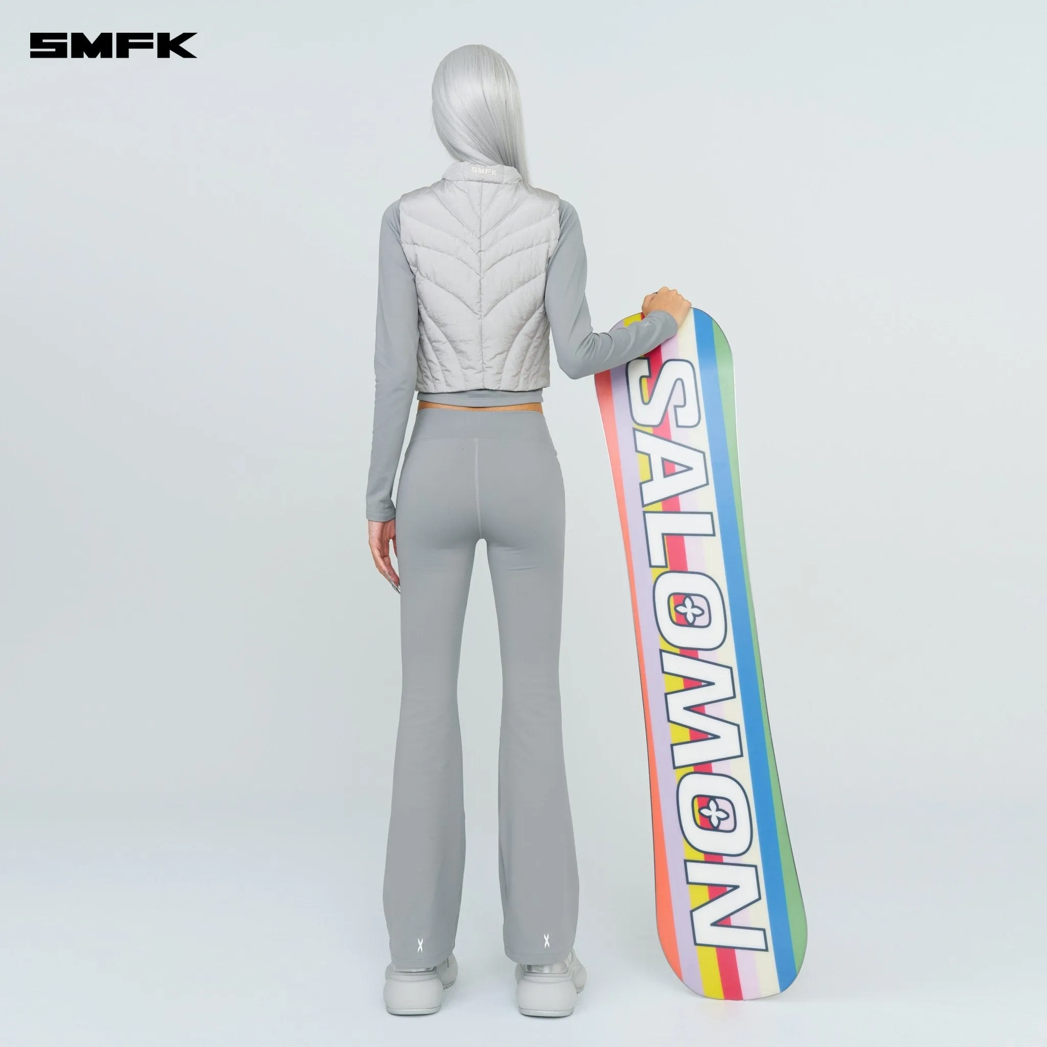 Future Storm Puff Vest Jacket Gray