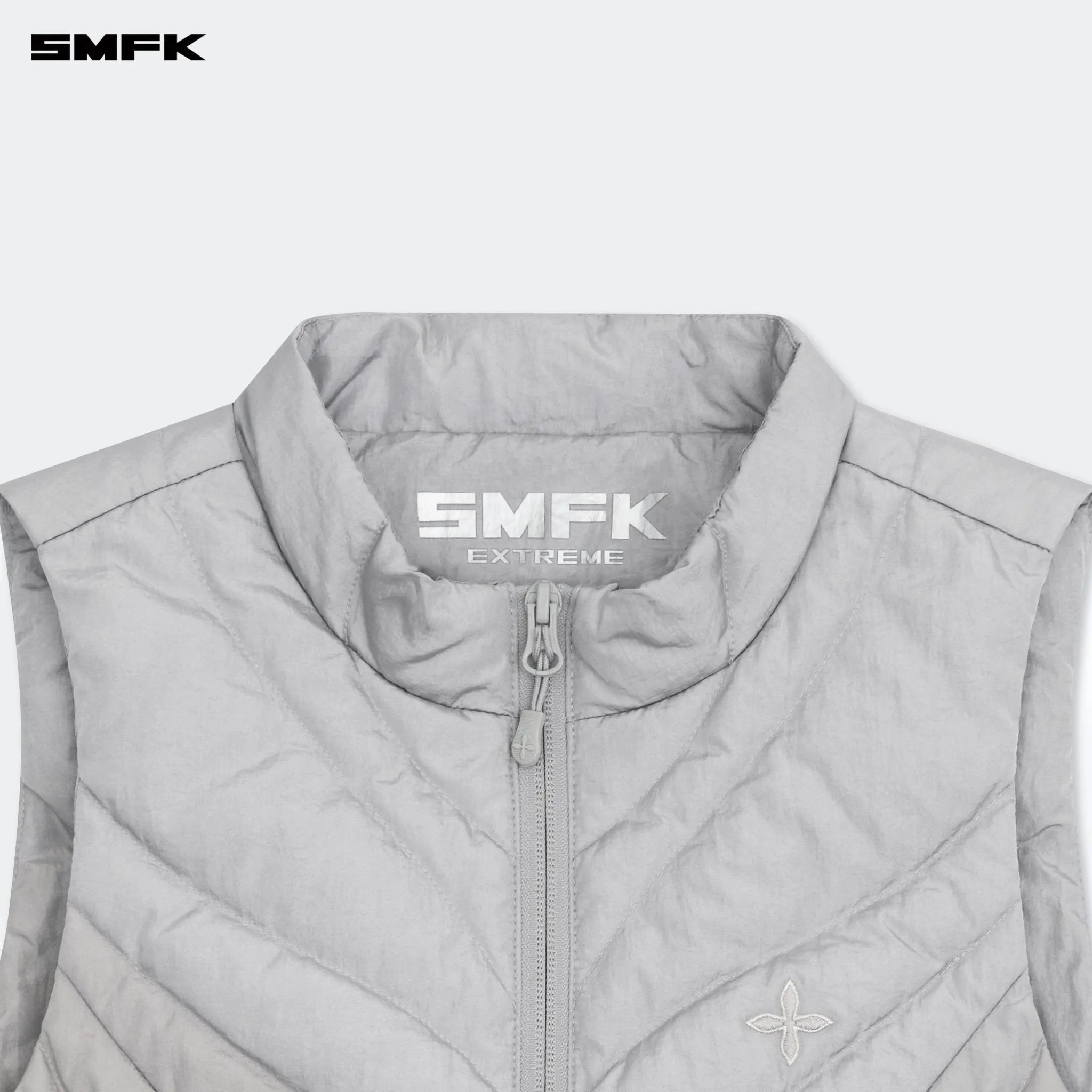 Future Storm Puff Vest Jacket Gray