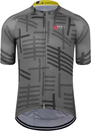 GCRFL Men's Cycling Jersey Short Sleeve Biking Shirt with 3 Rear Pockets   Zipper Pocket Breathable Quick Dry Bicycle Jersey