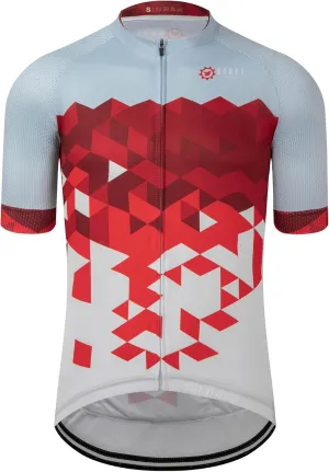 GCRFL Men's Cycling Jersey Short Sleeve Biking Shirt with 3 Rear Pockets   Zipper Pocket Breathable Quick Dry Bicycle Jersey