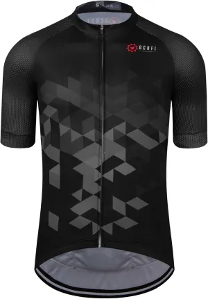 GCRFL Men's Cycling Jersey Short Sleeve Biking Shirt with 3 Rear Pockets   Zipper Pocket Breathable Quick Dry Bicycle Jersey
