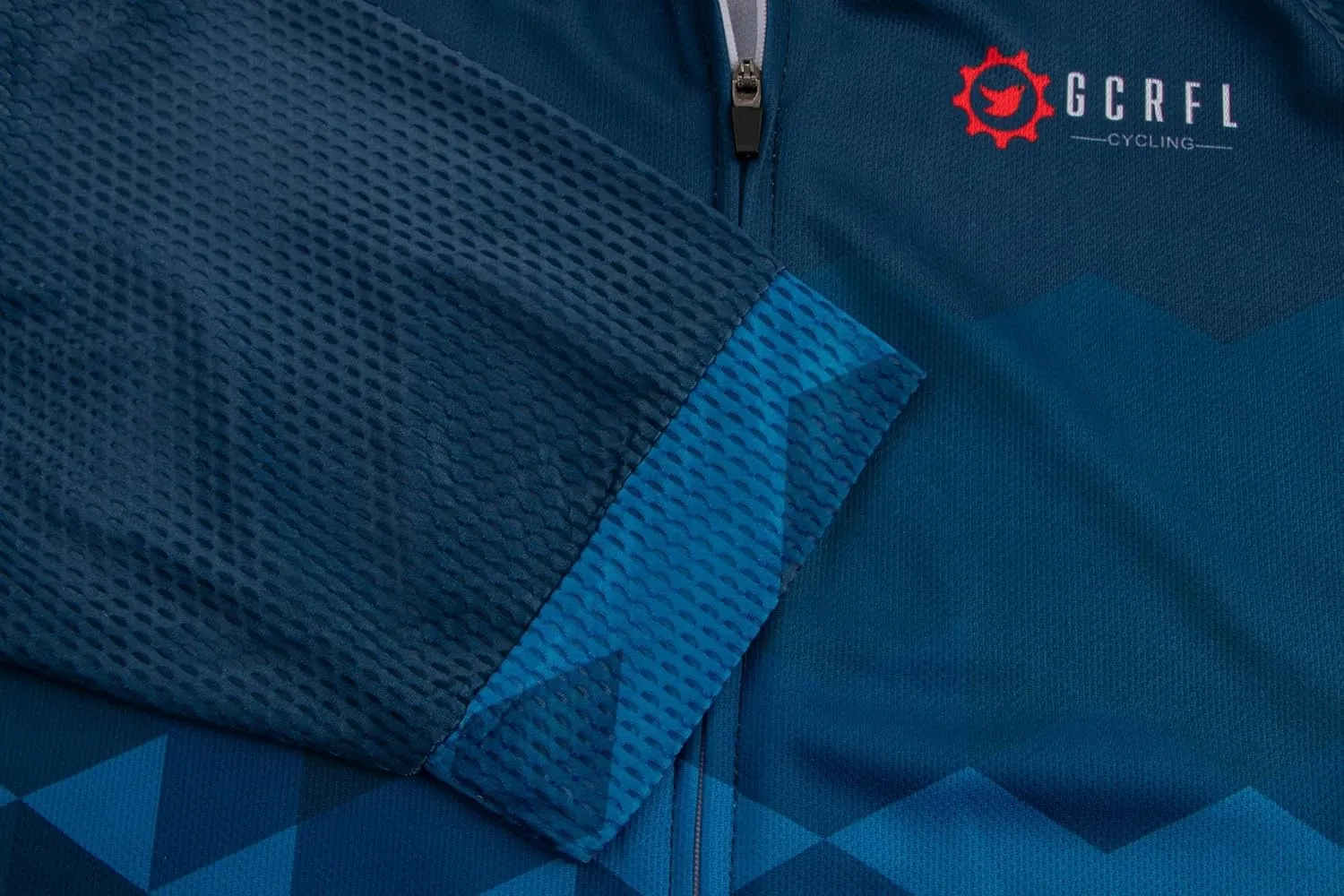 GCRFL Men's Cycling Jersey Short Sleeve Biking Shirt with 3 Rear Pockets   Zipper Pocket Breathable Quick Dry Bicycle Jersey