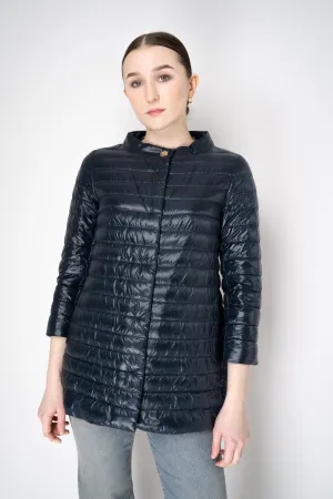 Herno A-Line Padded Jacket in Navy