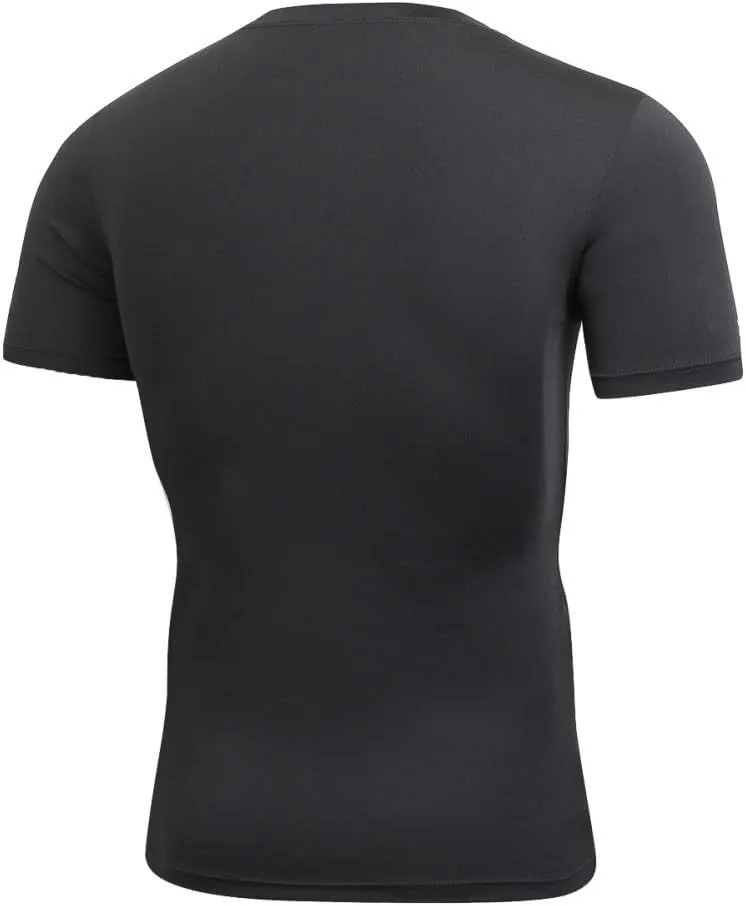 Hotfiary Men's Athletic Compression Shirts Short-Sleeve Baselayer Tops Quick Dry Workout Shirt for Sports Running