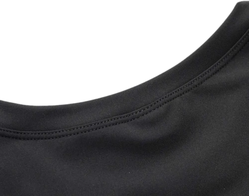 Hotfiary Men's Athletic Compression Shirts Short-Sleeve Baselayer Tops Quick Dry Workout Shirt for Sports Running