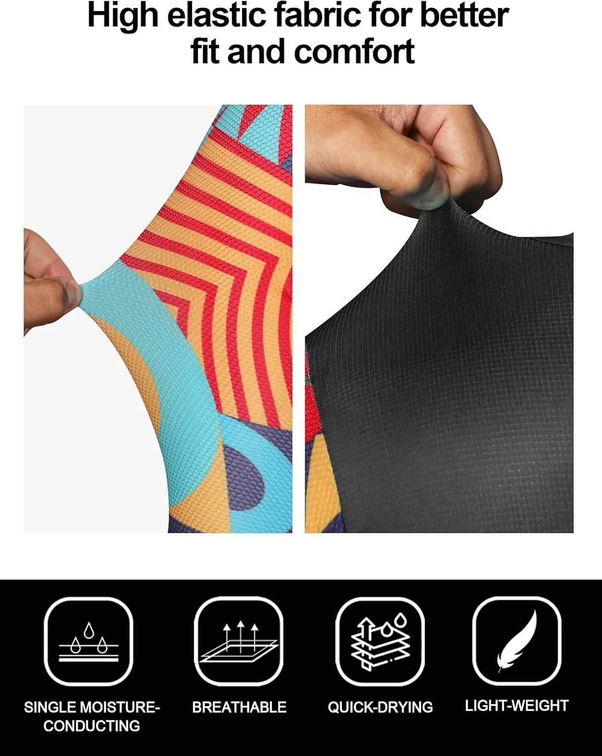 INBIKE Cycling Jersey Men Set Bib Shorts Set Breathable Bike Shirts Quick-Dry Bib Bicycle Jersey Biking Clothing Set
