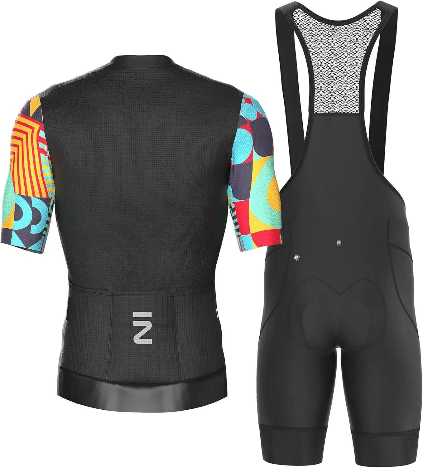 INBIKE Cycling Jersey Men Set Bib Shorts Set Breathable Bike Shirts Quick-Dry Bib Bicycle Jersey Biking Clothing Set