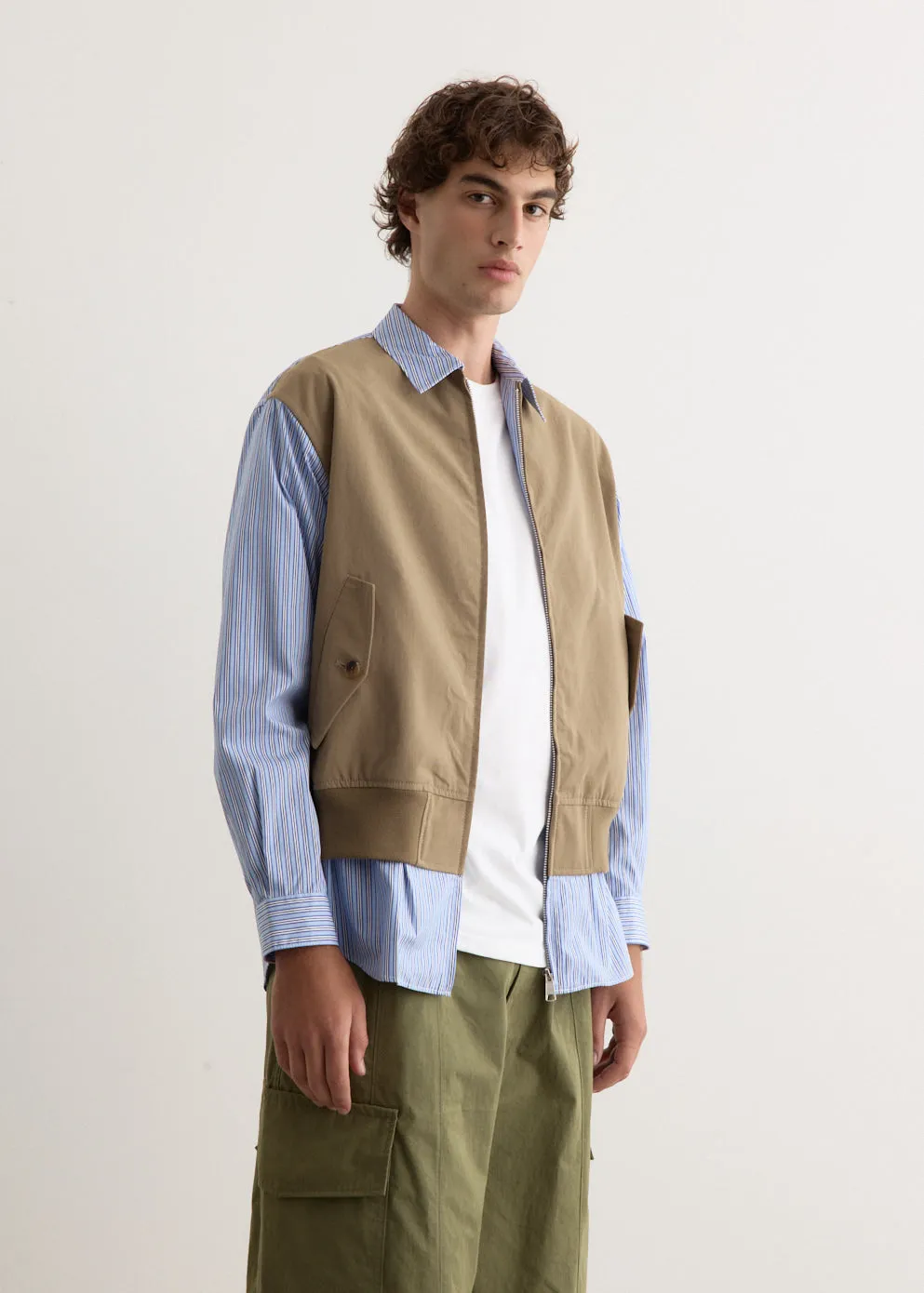 Jacket Panel Shirt