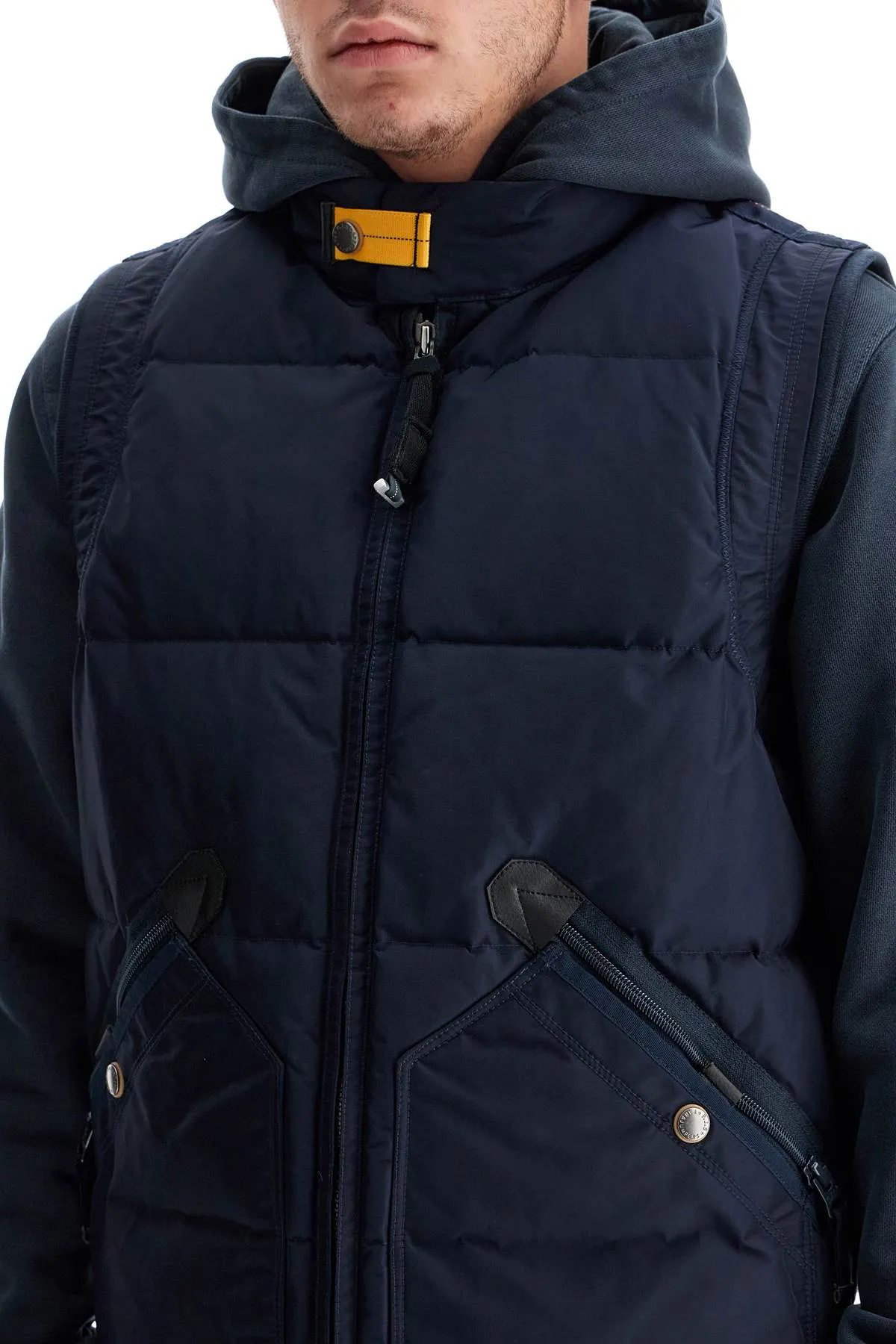 kobuk down vest PMJKMA05 BLUE NAVY
