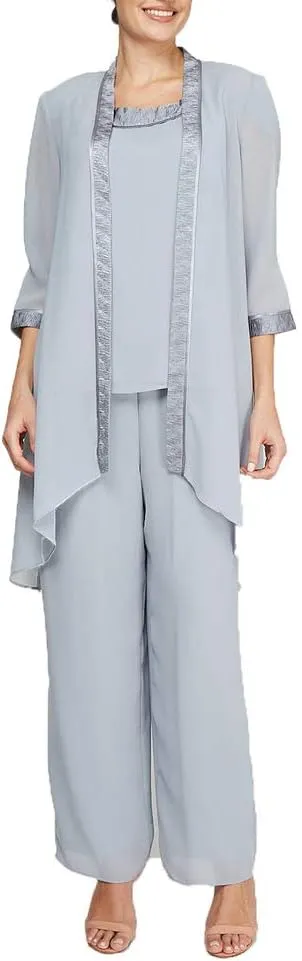 Le Bos Women's Fortuny Trim Jacket Pantset