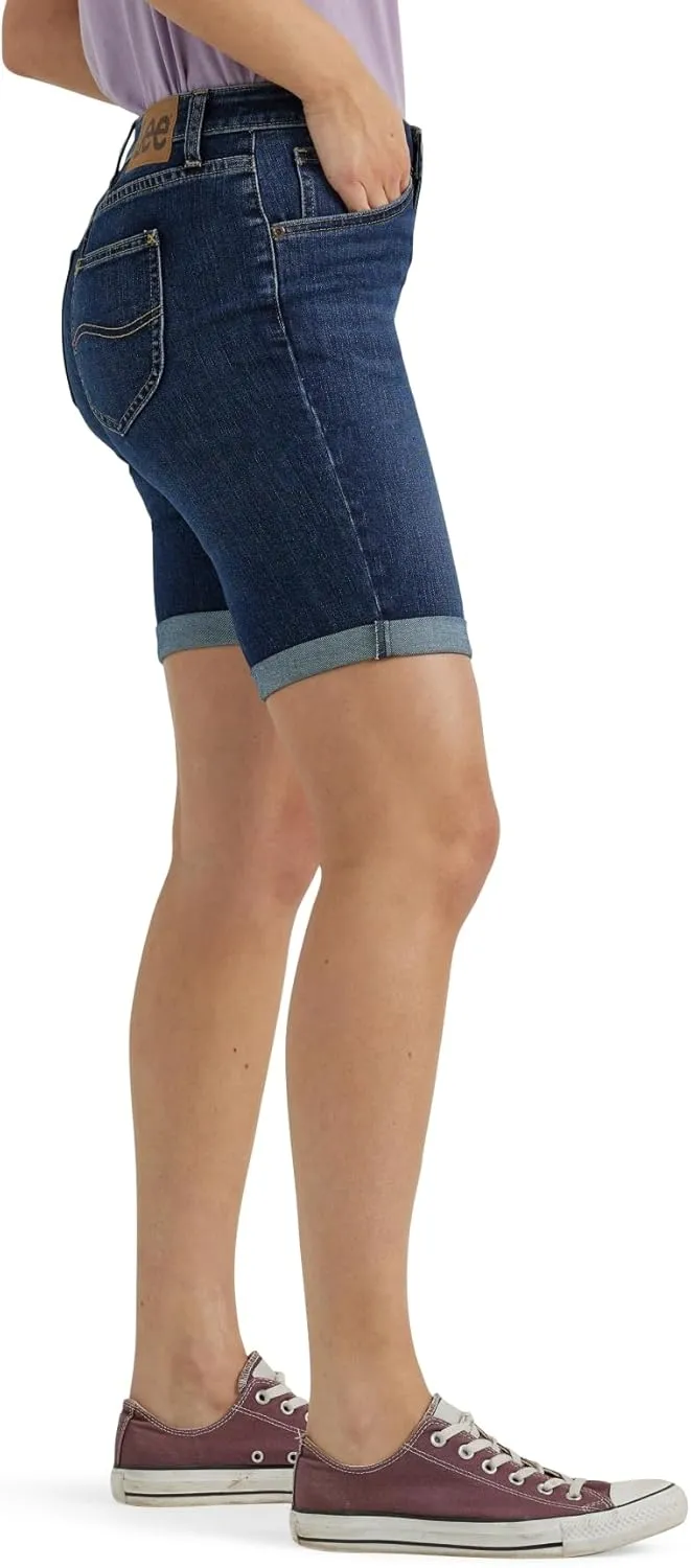 Lee Women's Legendary Rolled Denim Bermuda Short