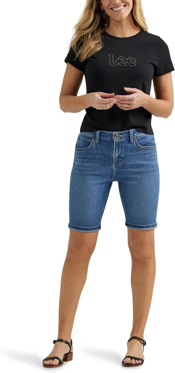 Lee Women's Legendary Rolled Denim Bermuda Short