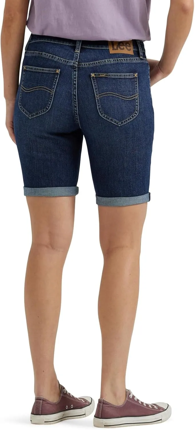 Lee Women's Legendary Rolled Denim Bermuda Short