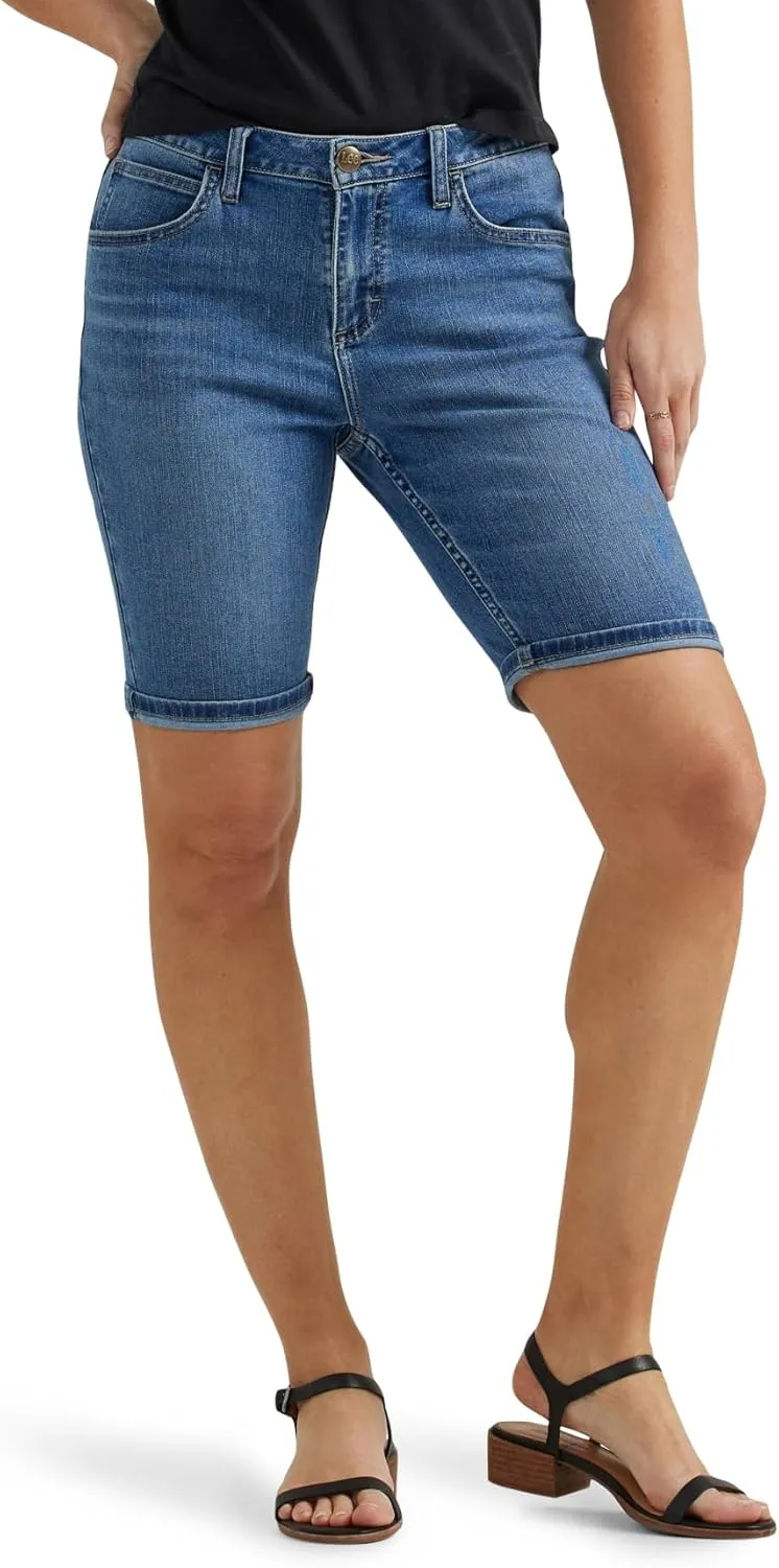 Lee Women's Legendary Rolled Denim Bermuda Short