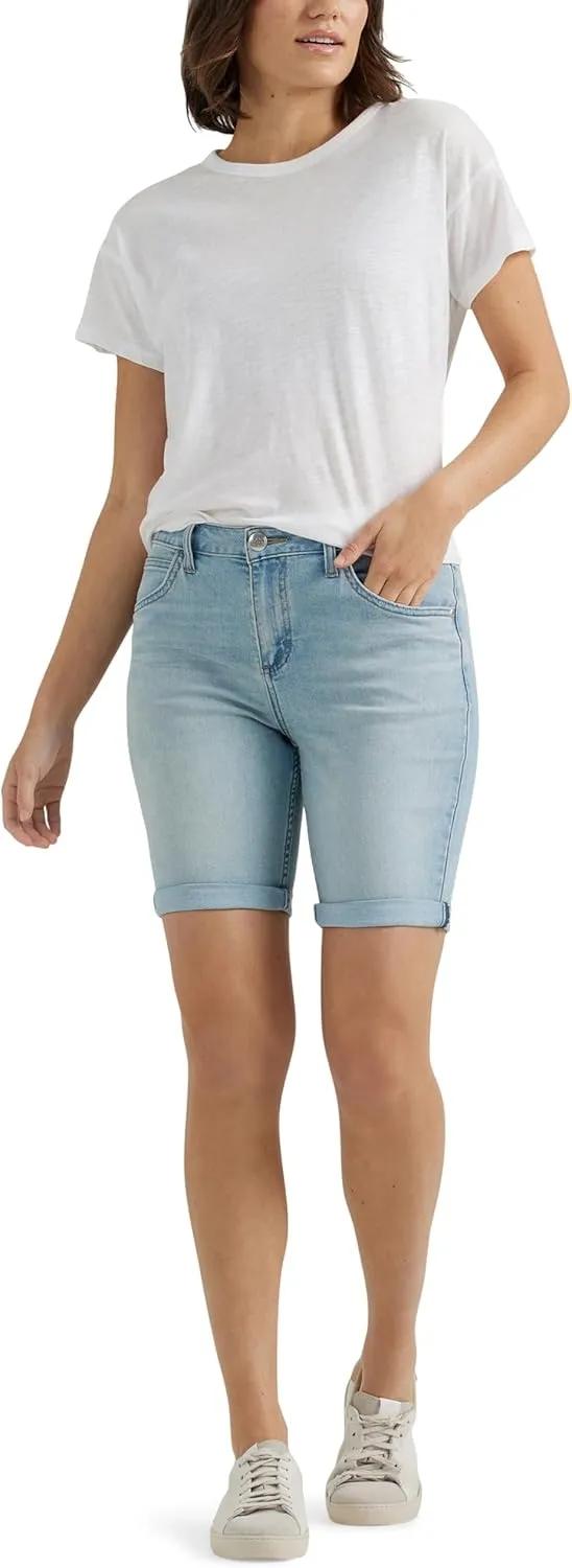 Lee Women's Legendary Rolled Denim Bermuda Short