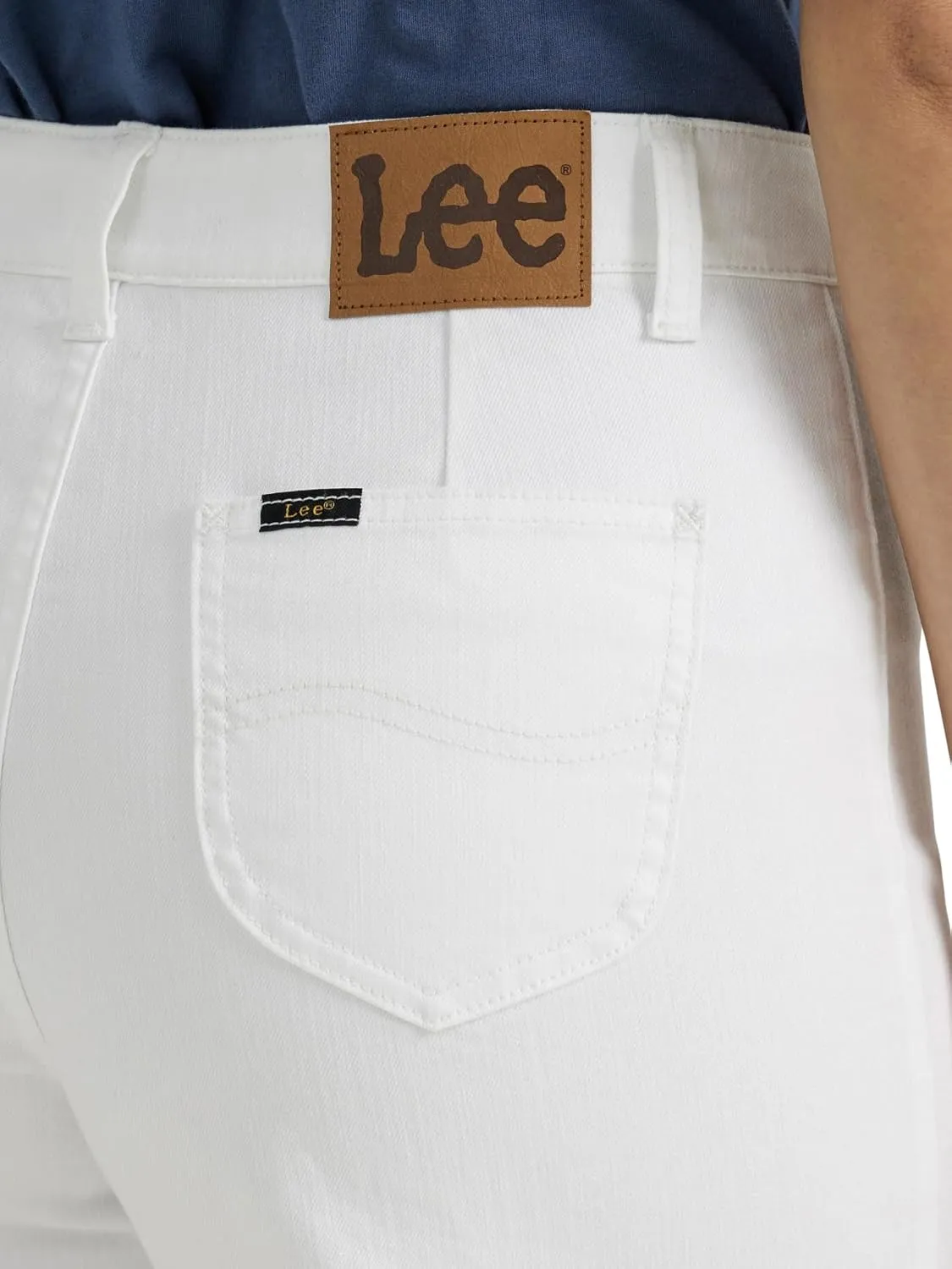Lee Women's Legendary Wide Leg Seamed Crop Capri Jean