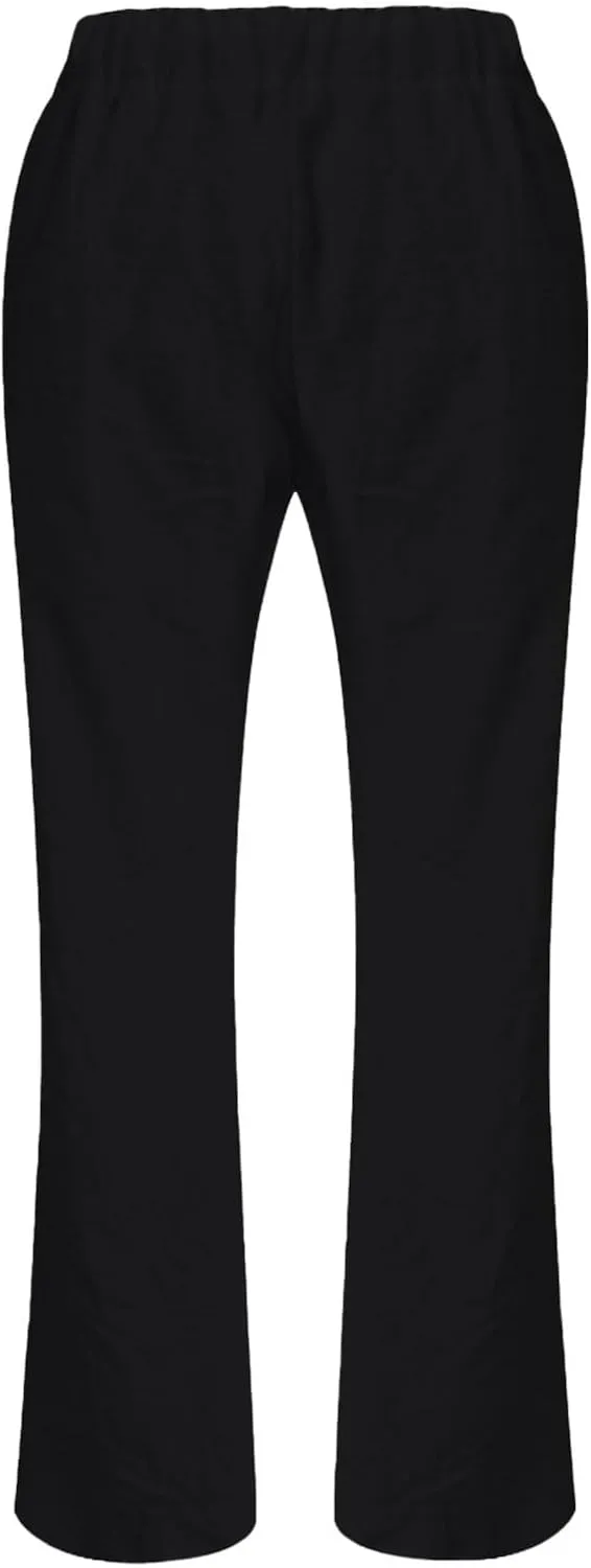 Linen Pants Women Straight Leg Low Rise Lounge Palazzo Capri Pants Summer Drawstring Casual Work Pants Trousers 2025