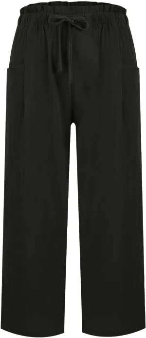 Linen Pants Women,Vacation Outfits Plus Size Beach Shorts Dressy Casual Trouser Gauze Spring Pants for Women
