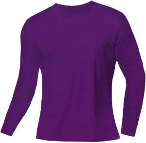 Men Summer Ice Silk Long Sleeve T-Shirt Quick Dry Breathable Outdoor Sun Protection Running Outer Wear