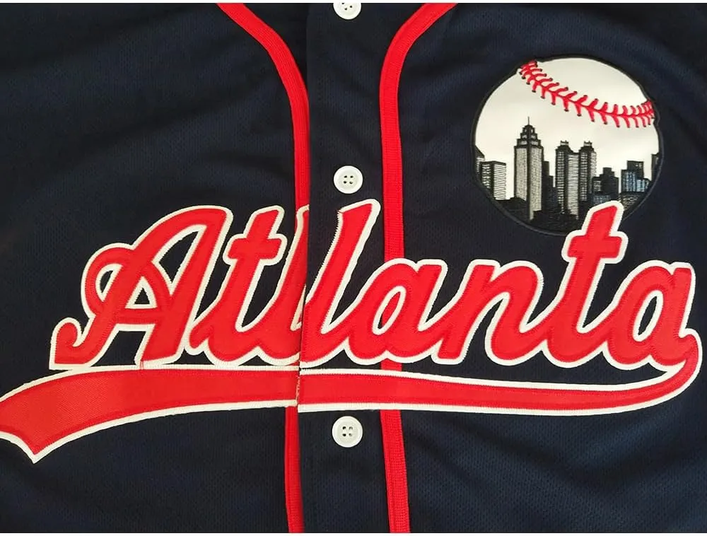 Men's 99 Baseball Jerseys 90s Hip Hop Button Down Baseball Shirts for Party Stitched